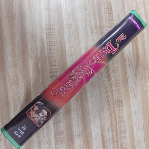 The Dark Crystal 1982 VHS Jim Henson Video Muppets Green Clamshell Fantasy Scifi - Picture 3 of 7